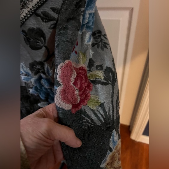 Johnny was Beautiful long hooded kimono sweater. LIKE NEW XL - Picture 2 of 6